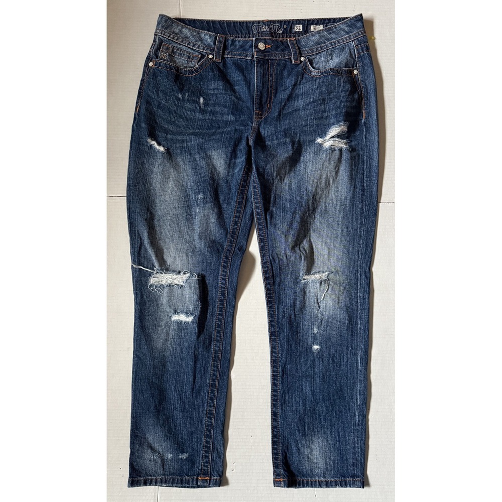 MISS ME JB5151A269 - Women's‎ Distressed Boyfriend Ankle Jeans - Size 31